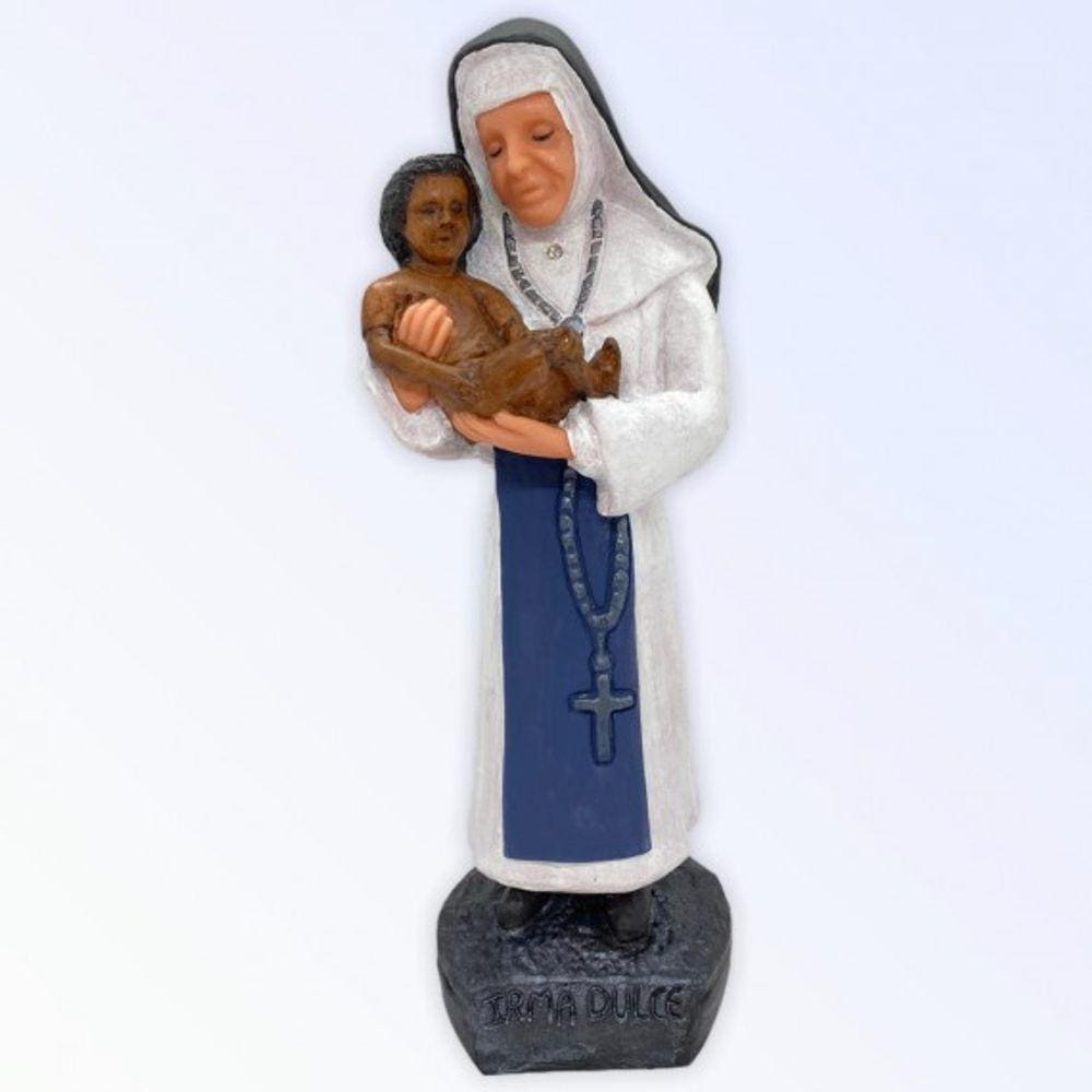 Imagem Santa Dulce  Resina Estátua 21 cm