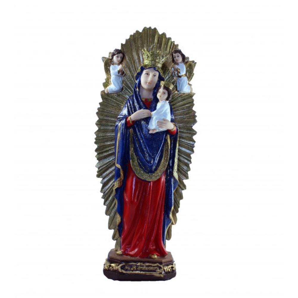 Imagem Perpétuo Socorro Escultura Resina 31 cm