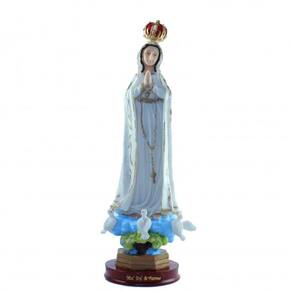 Imagem Nossa Sra De Fátima Escultura Resina 31 cm