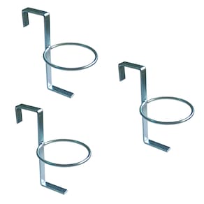 Porta Copo Borda De Barco Galvanizado 3 Peças