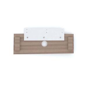 Complemento Central de Painel para TV até 45 Polegadas 120x30cm Pe40 Noce Marromlle