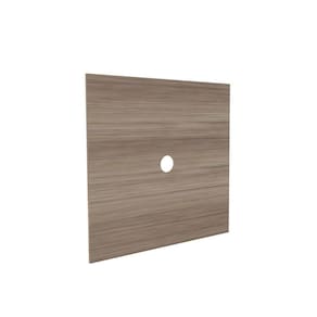 Painel para TV até 32 Polegadas 90x90cm Pe40 Noce Marromlle