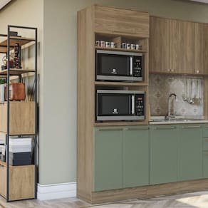 Kit para Forno 70cm 3 Portas Kappesberg Nogueira/Verde Oliva