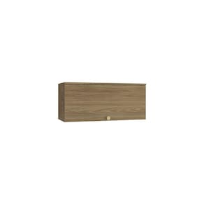 Armário Aéreo 80cm 1 Porta Madeira Kappesberg Nogueira