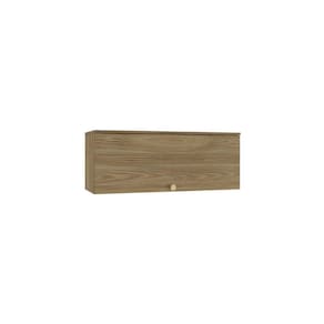 Armário Aéreo 90cm 1 Porta Madeira Kappesberg Nogueira
