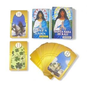 Baralho Santa Kali Azul Claro 36 Cartas e Manual