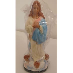 Imagem Nossa Sra Da Conceição Escultura Gesso Estatua 30 Cm