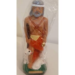 Imagem São Lazaro Escultura Gesso Estatua 40 Cm