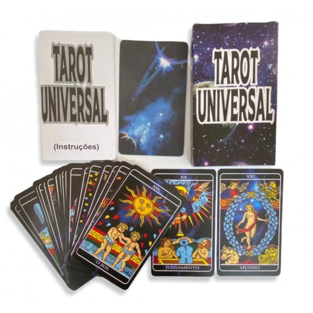 Tarot Universal Azu Oráculo 24 Cartas e Manual