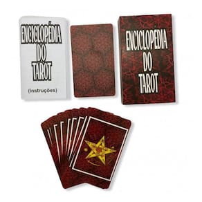 Enciclopédia Tarot 24 Cartas e Manual 8.50x 2.00 x 4.50 Cm