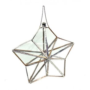Prisma D Agua Feng Shui Estrela 5 Pontas 13 Cm