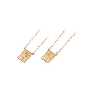 Escapulário Placa Orixá Iemanjá Banhado À Ouro 18K