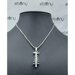 Conjunto Pingente Apaxorô + Corrente Banhado Rhod