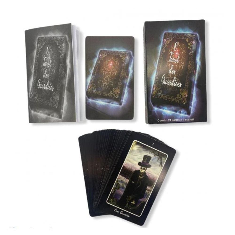 Baralho O Tarot Dos Guardiões 24 Cartas e Manual
