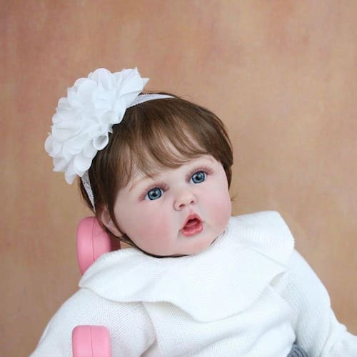 Bebê Reborn Boneca Silicone Renascer Baby Doll Princes 60cm