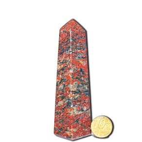 Obelisco Unakita Brasileira Lapidação Manual 9 a 12 cm