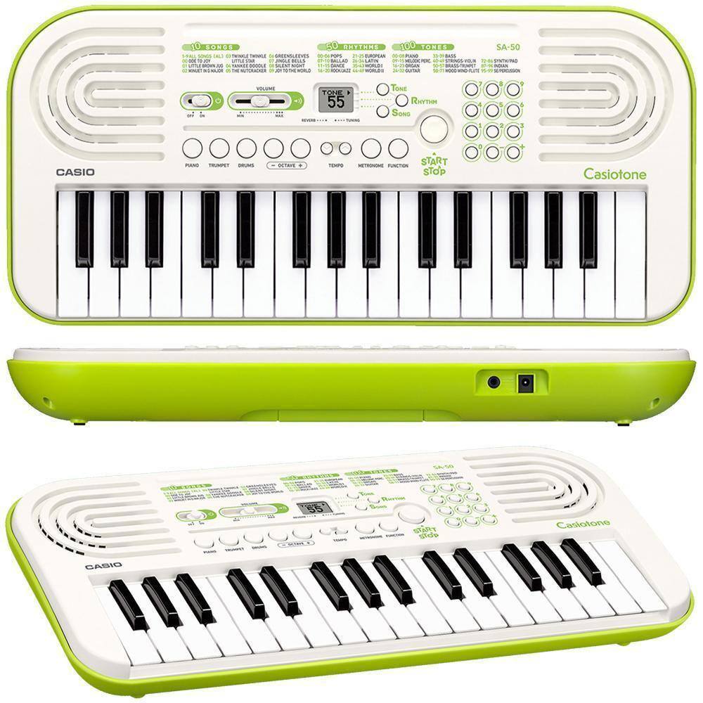 Teclado Infantil Casio Casiotone Sa-80 H2 44 Teclas Branco