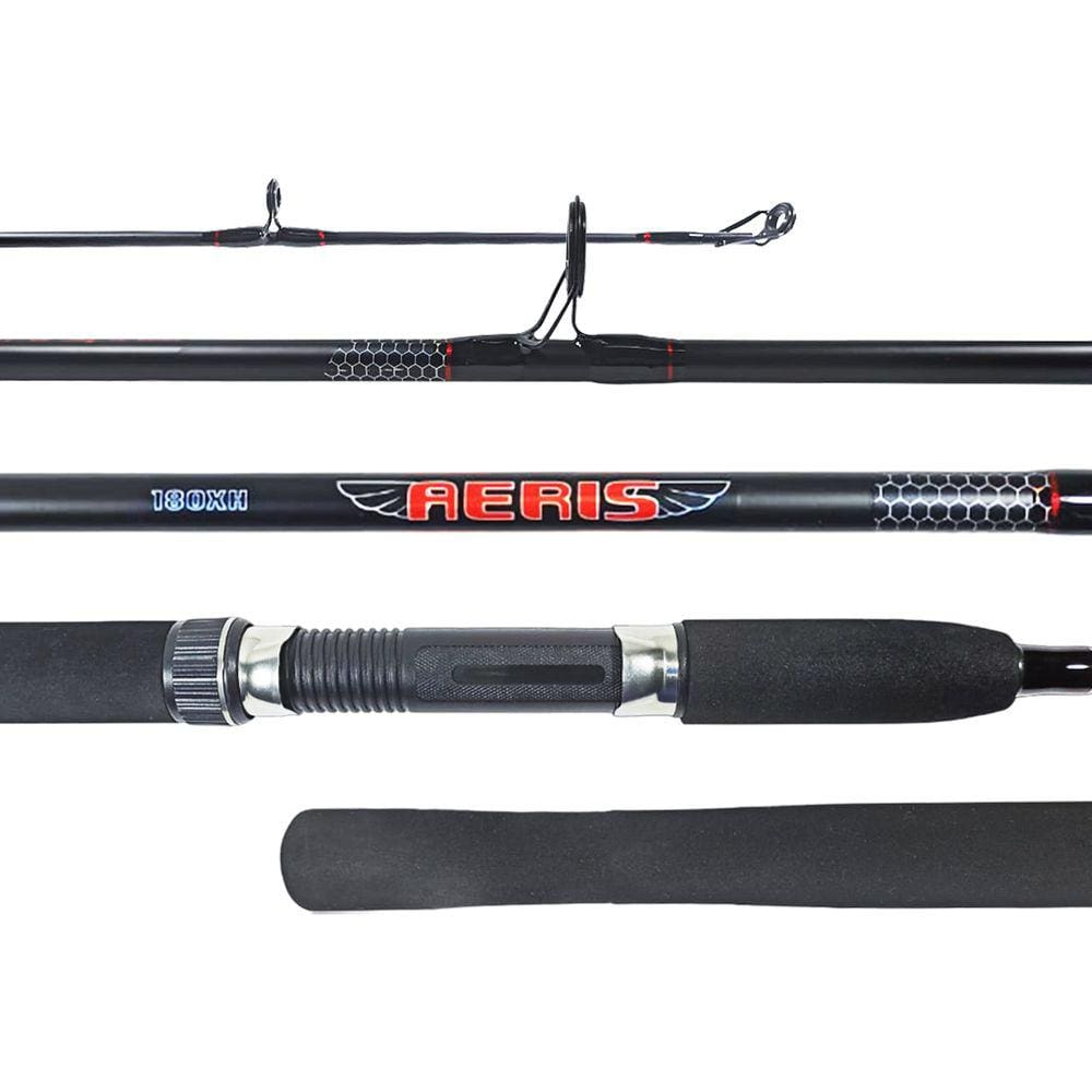 Vara Pesca Molinete Rapala AERIS 180XH 1,80m 30-60 Lbs Fibra Vidro Inteiriça