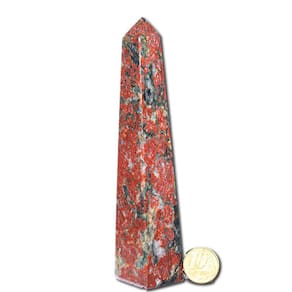Obelisco Unakita Brasileira Lapidação Manual 12 a 15 cm