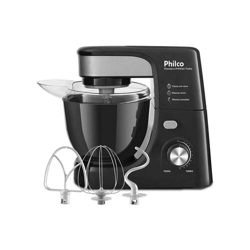Batedeira Planetária Philco Php500P Turbo 700W Preta 127V Menor preço em Batedeira Planetária Philco Php500P Turbo 700W Preta 127V