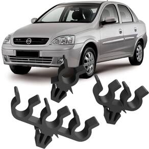Kit Grampos Presilhas Suporte Organizador Para Cabo De Velas Corsa Sedan Joy Maxx Premium
