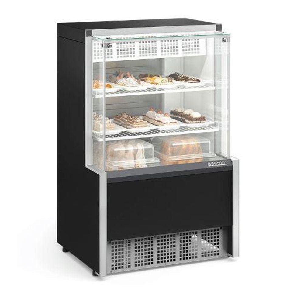 Vitrine Refrigerada Confeitaria Dupla Função Linha Aurora 0,74m GPEA-075R/PR/220V - Gelopar