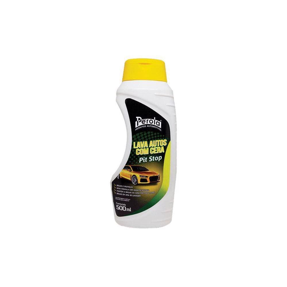 Lava Autos Com Cera Pit Stop 500Ml - Pérola