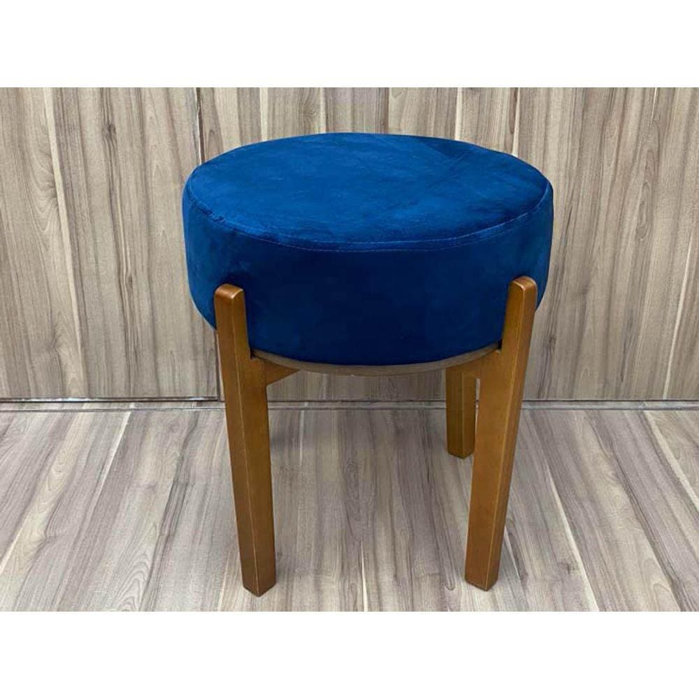 Puff Decorativo Azul 800 Veneza