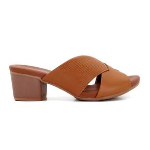 Tamanco Usaflex Feminino Salto Bloco Texturizado Ae3219