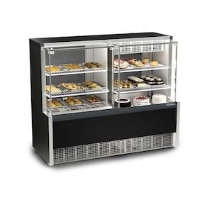 Vitrine Expositora Quente e Fria 140 cm 127V Gelopar GQEA-140R PF