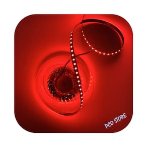 Fita De Led 3528 Alto Brilho 25w/m 5mts 240 Leds/m 12v Vermelho