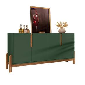 Buffet Lizz 1,70 Verde Olivia Cedro Casa D Movéis