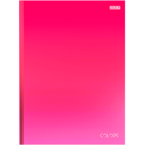 Caderno Brochurão 80 Folhas São Domingos Colors Rosa