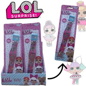 Relógio Digital Infantil de Pulso Boneca Lol Surprise
