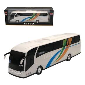 Kit Caminhão Iveco Baú + Ônibus de Brinquedo Iveco Menino