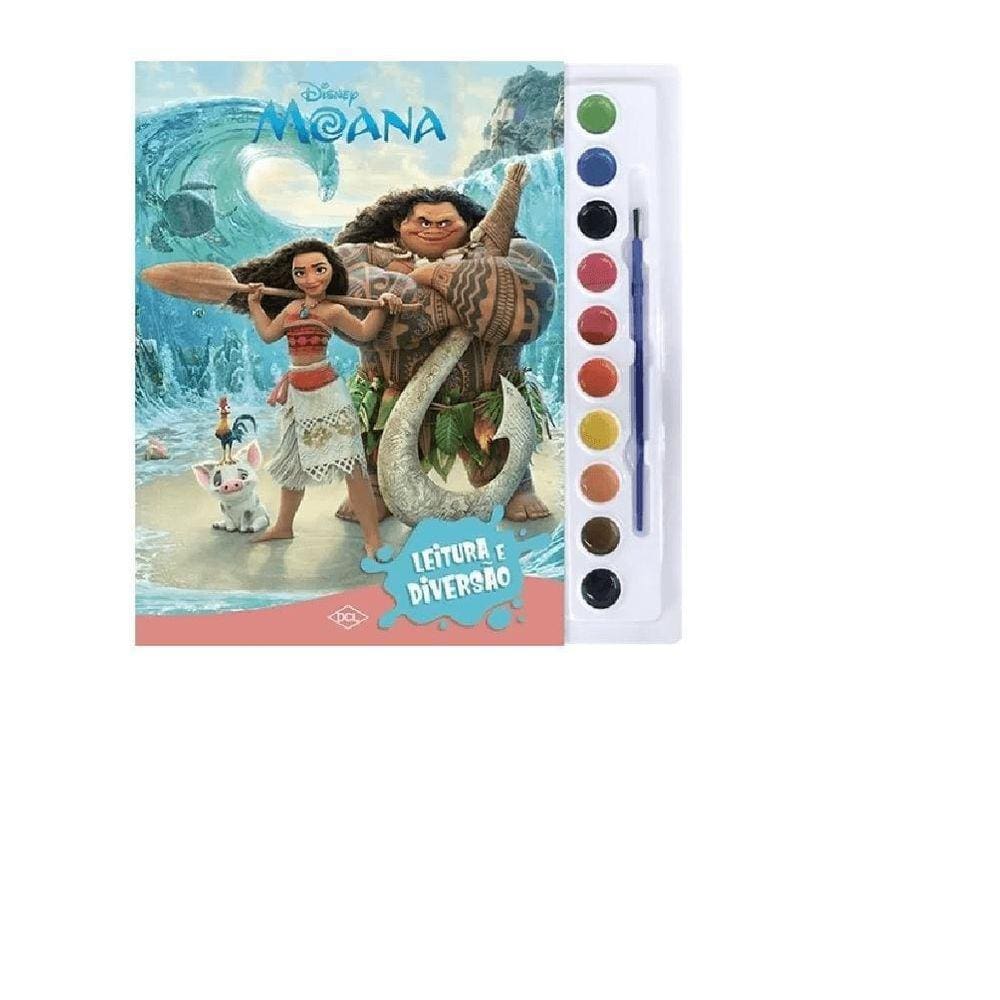 Disney Livro Com Aquarela - Moana