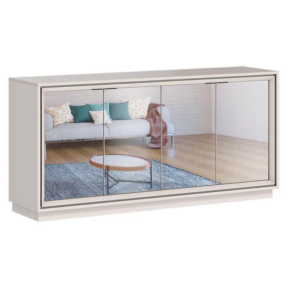 Buffet Ópera 1.8 - Off White - Espelhado