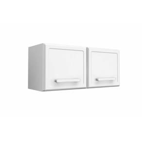 Armário Aéreo P/ Cozinha Gourmet C/ 2 Portas 80cm Branco - Bertolini