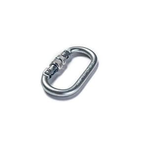 Mosquetão de Aço 23KN Oval c/ Fechamento em Rosca 5101 CAMPER