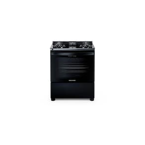 Fogão Brastemp 5 Bocas Mesa De Vidro e Turbo Chama Preto BFS5VCE - Bivolt