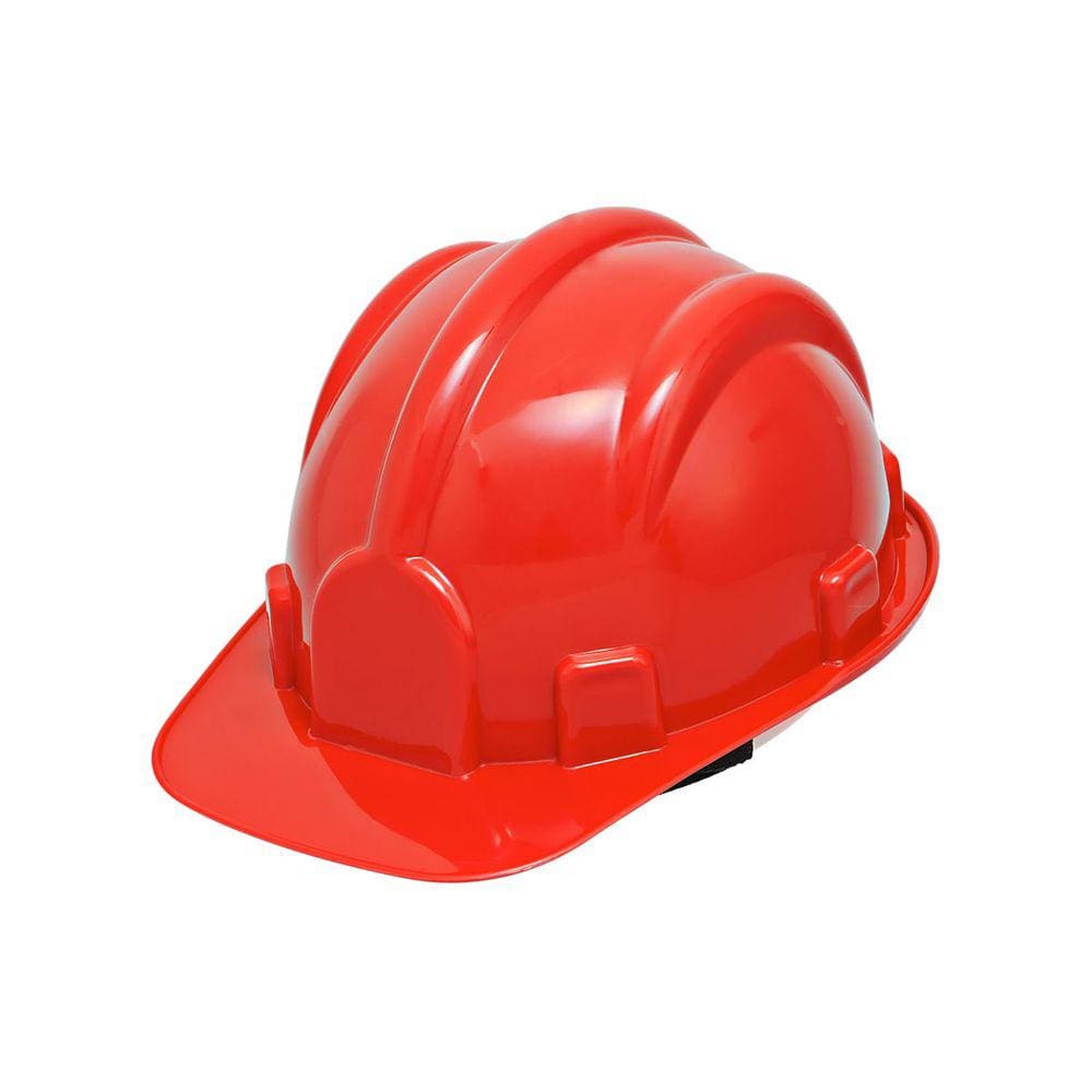 Capacete Aba Frontal Vermelho Com Carneira Beryl Deltaplus
