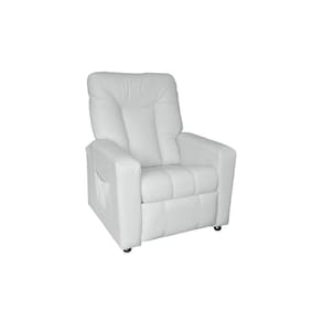 Poltrona do Papai Reclinável Pallas MX5 - Branco corino