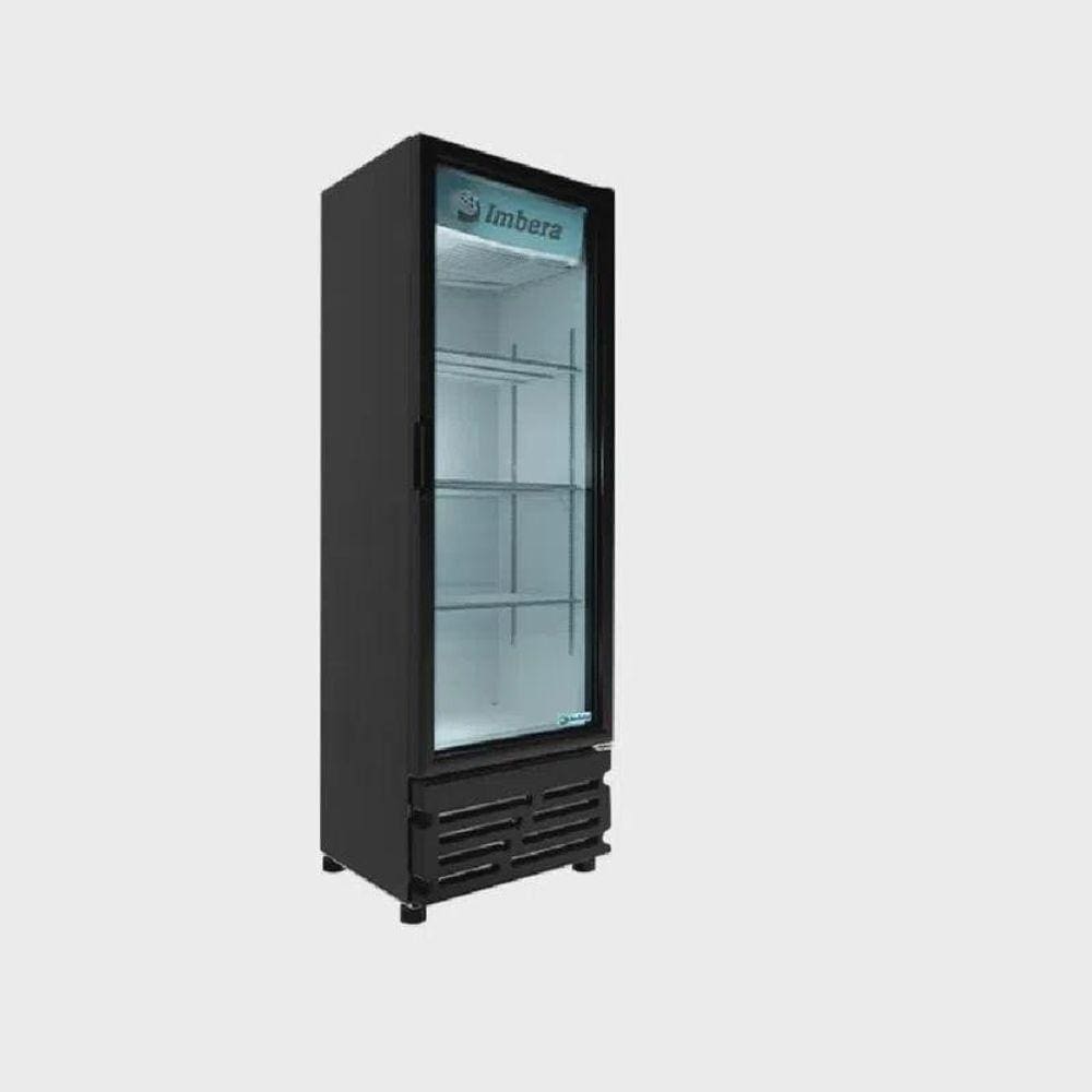 Expositor Vertical Imbera 454 Litros Preto VRS16 - 127V - 110V