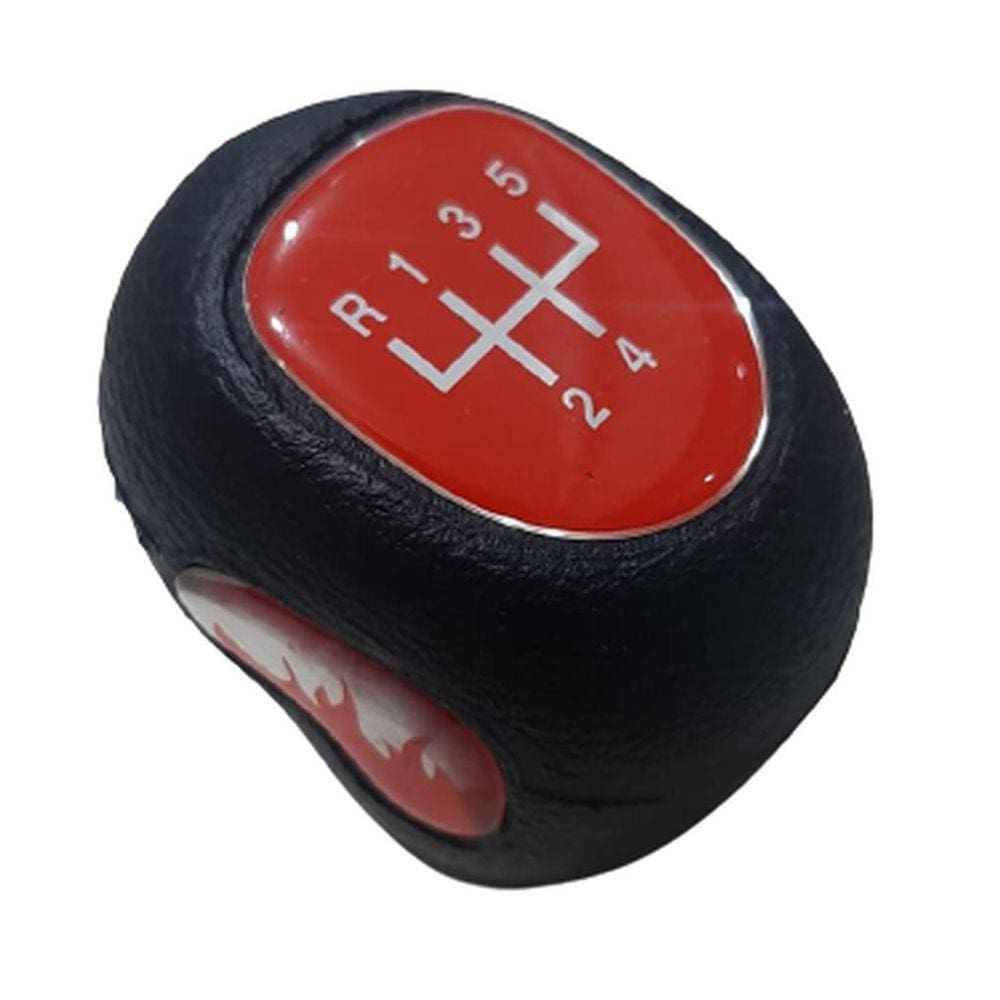Bola Bolinha Manopla De Câmbio Esportiva Linha Gm Vermelha
