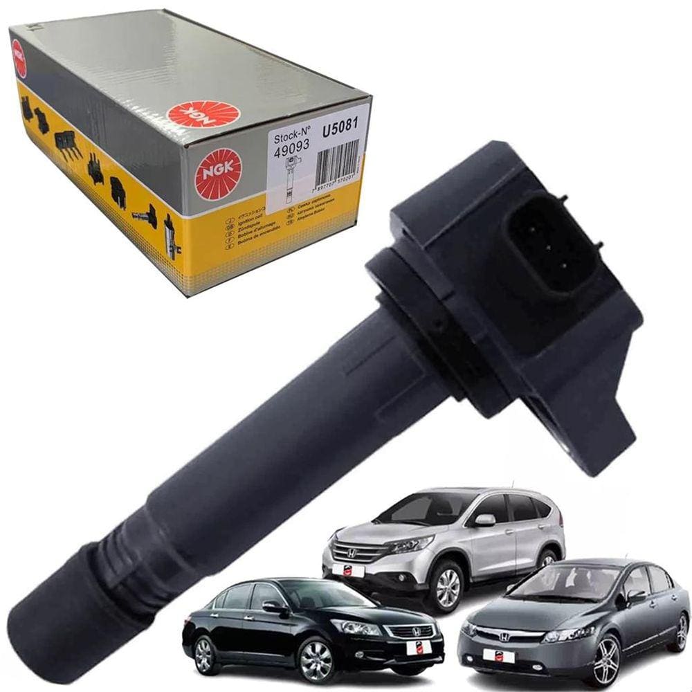 Bobina De Ignição Honda New Civic Accord Crv 1.8 2.0 16V Vtec