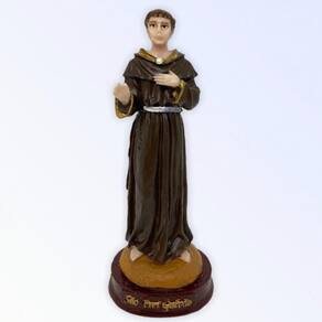 Imagem Frei Galvão Escultura Resina Estátua 14 cm