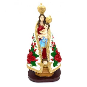 Imagem Nossa Sra De Nazaré Escultura Resina 26 cm
