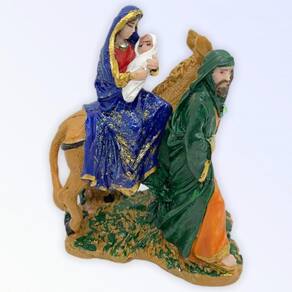 Imagem Nossa Sra Do Desterro Escultura Resina Estátua 10 cm