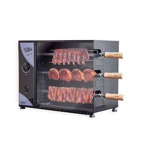 Churrasqueira Assador A Gás Glp Rotativa Elétrica 55 Cm Aço Carbono Infravermelho Vitta3 220v - Arke