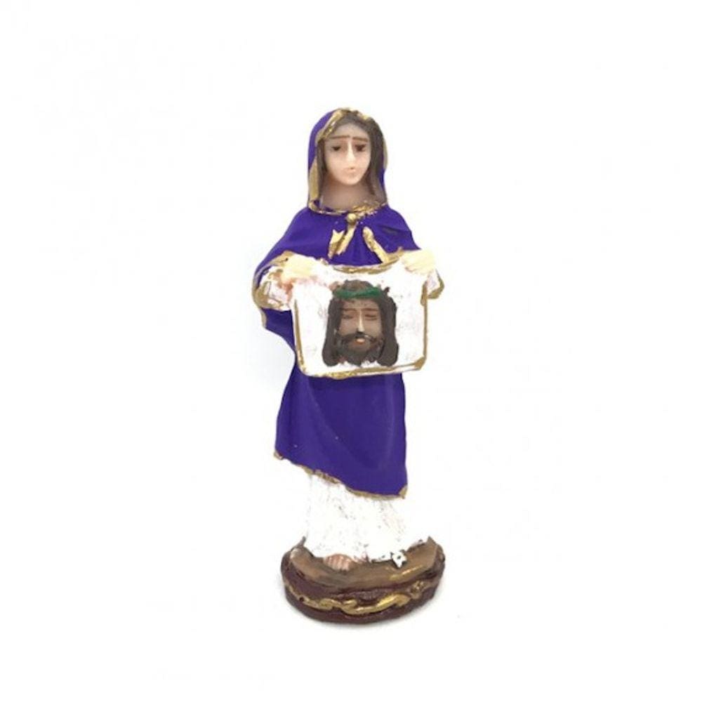 Imagem Santa Verônica Escultura Resina 07 cm
